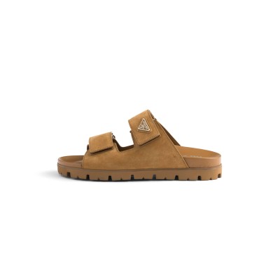 PRADA SUEDE BAND SANDALS 2X3129